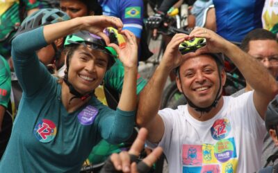 RODRIGO NEVES PARTICIPA DE PASSEIO COM MAIS DE CINCO MIL CICLISTAS PELO DIA MUNDIAL SEM CARRO